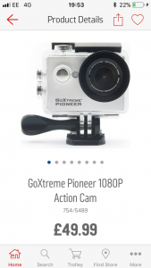 goxtreme action camera 1080p